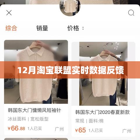 淘宝联盟12月实时数据反馈解析