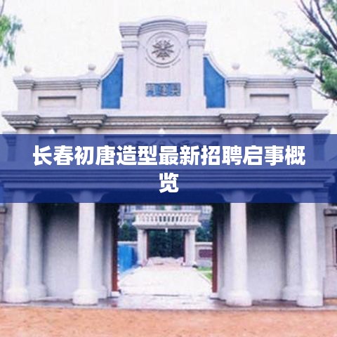 长春初唐造型最新招聘启事概览