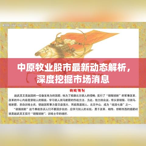 中原牧业股市最新动态解析，深度挖掘市场消息