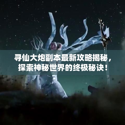 寻仙大炮副本最新攻略揭秘，探索神秘世界的终极秘诀！