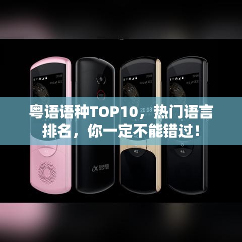 粤语语种TOP10，热门语言排名，你一定不能错过！