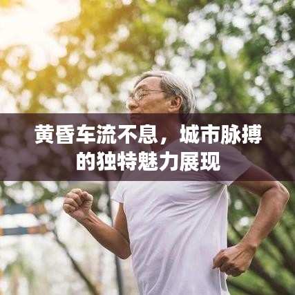 黄昏车流不息，城市脉搏的独特魅力展现