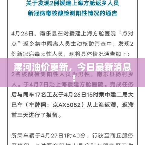 漯河油价更新，今日最新消息！