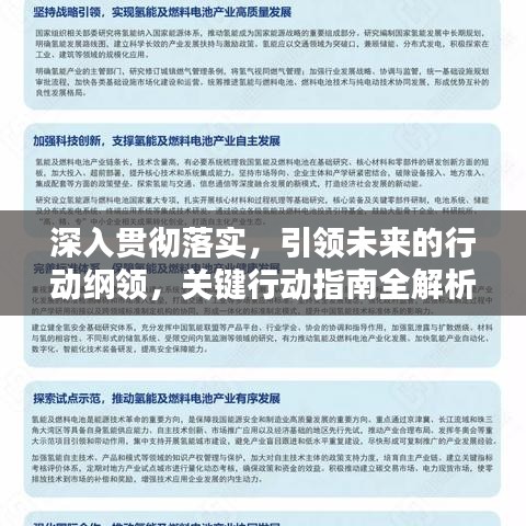 深入贯彻落实，引领未来的行动纲领，关键行动指南全解析