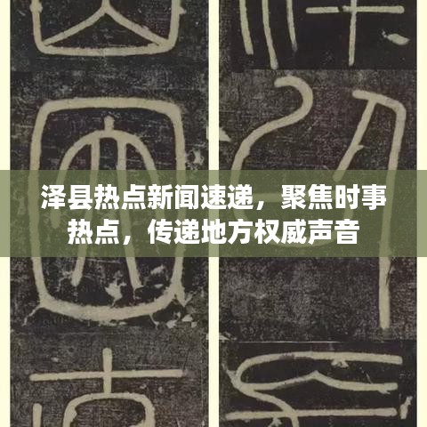 泽县热点新闻速递，聚焦时事热点，传递地方权威声音
