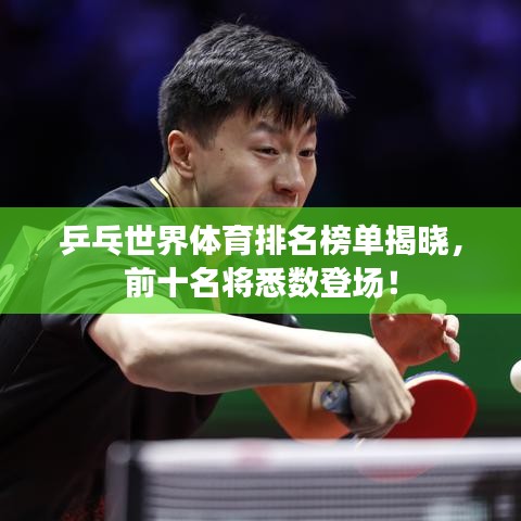 乒乓世界体育排名榜单揭晓，前十名将悉数登场！