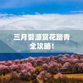 三月婺源赏花踏青全攻略！